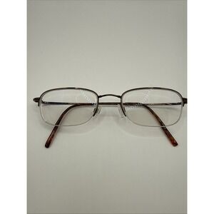 Flexon by Marchon 607 Eyeglass Frames Only 51-20-145 Coffee Authentic